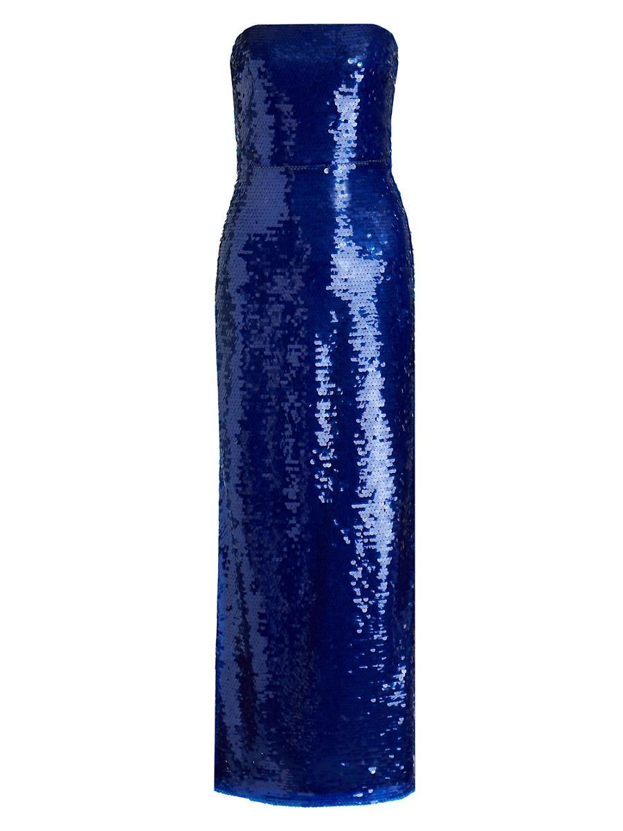 Womens Mira Sequin Strapless Gown Product Image