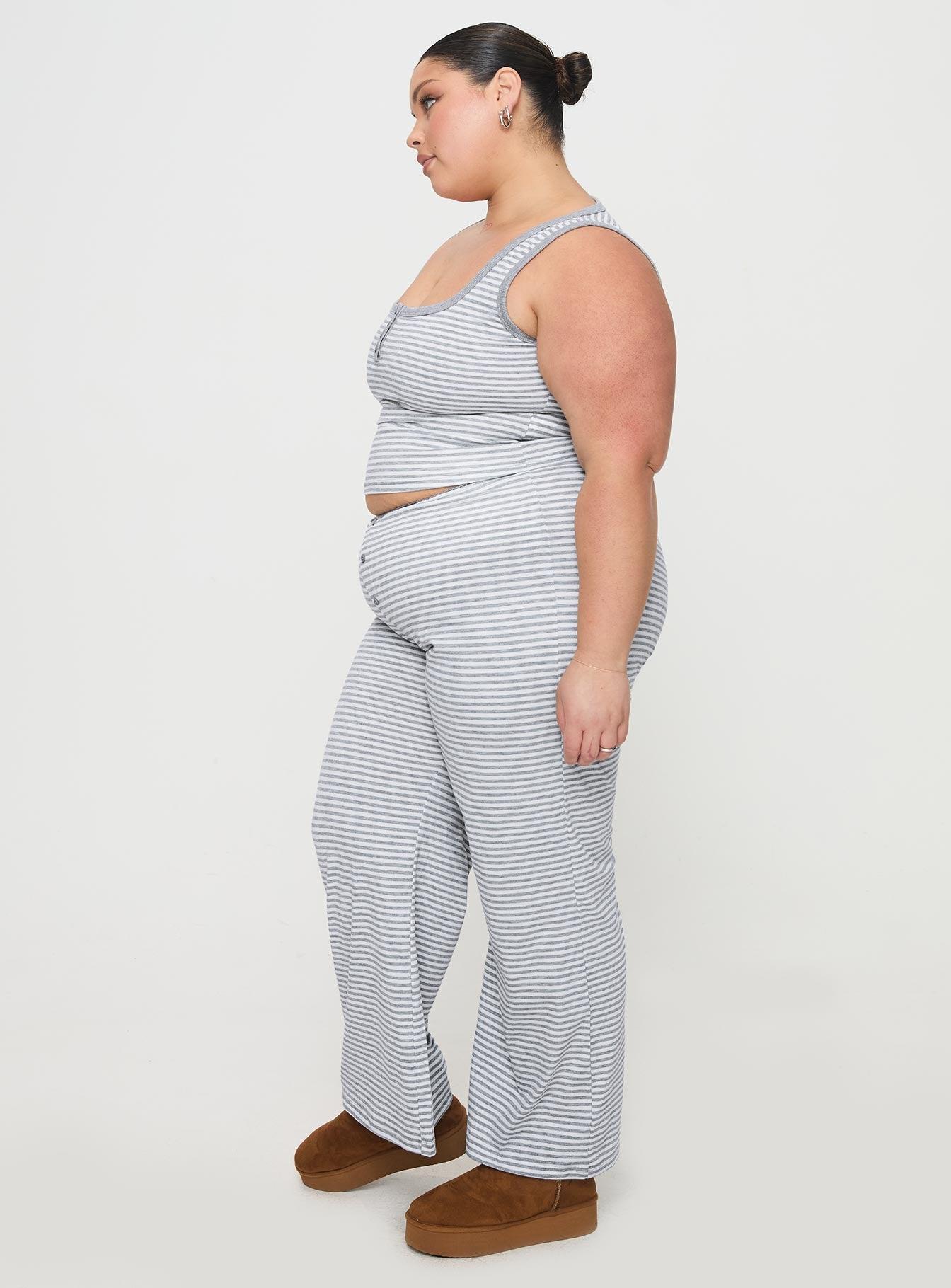 Waffles Stripe Sleep Set Multi Curve Product Image