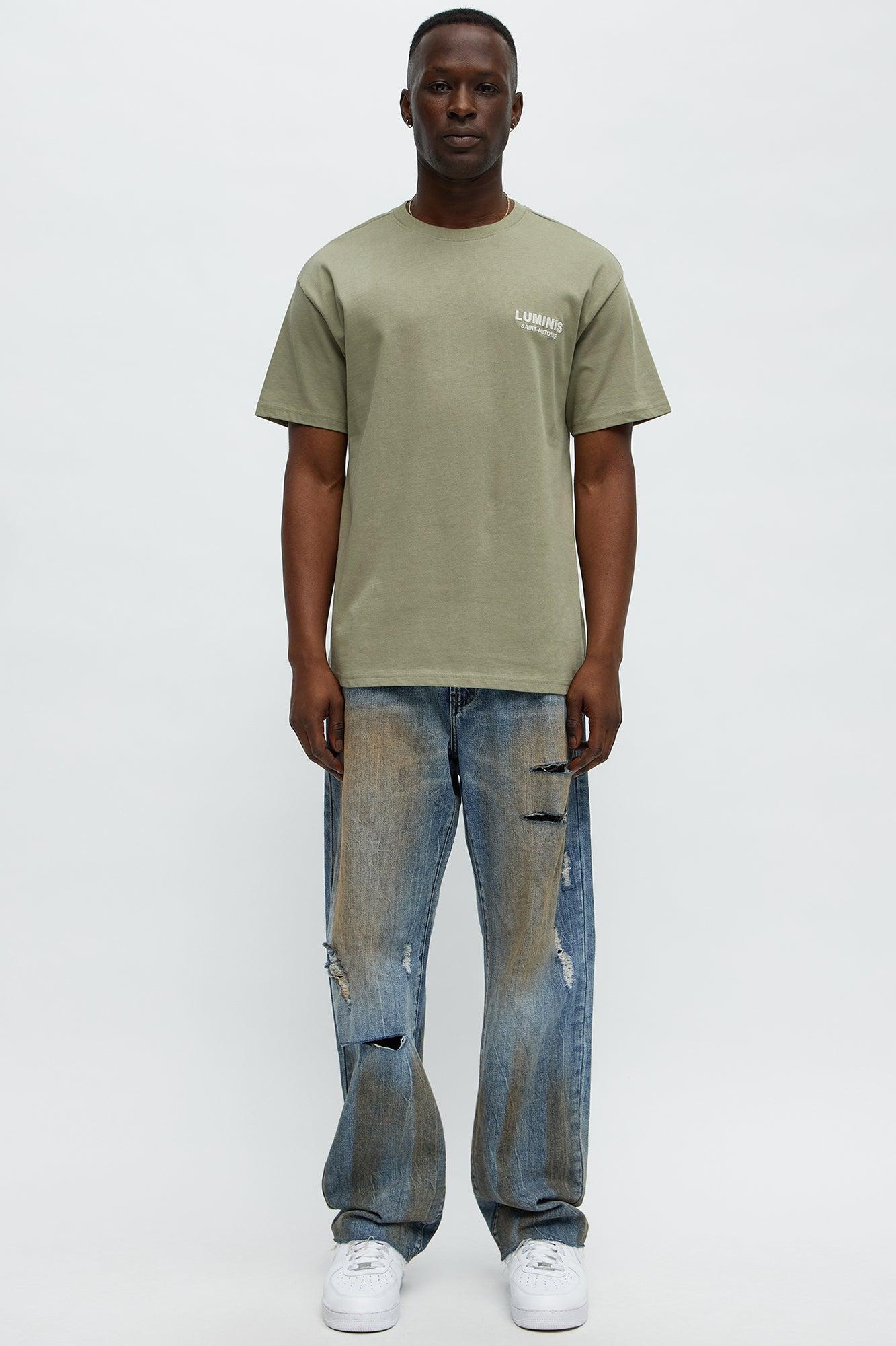 Luminis Saint Antoine Short Sleeve Tee - Sage Male Product Image