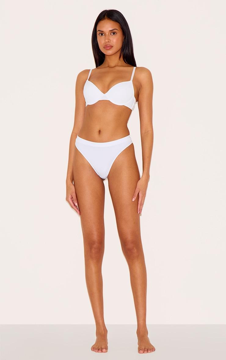 White Underwired T-shirt Bra Product Image