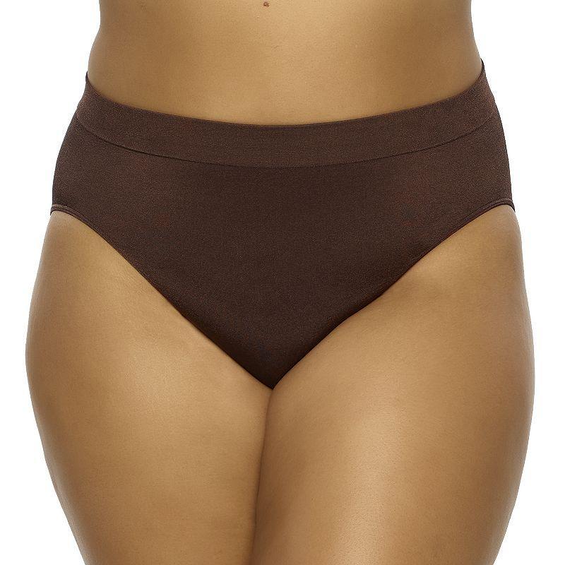 Plus Size Paramour by Felina Body Smooth Hi-Cut Brief Panty 645128, Women's, Size: Large, Cameo Pink Cmr Product Image