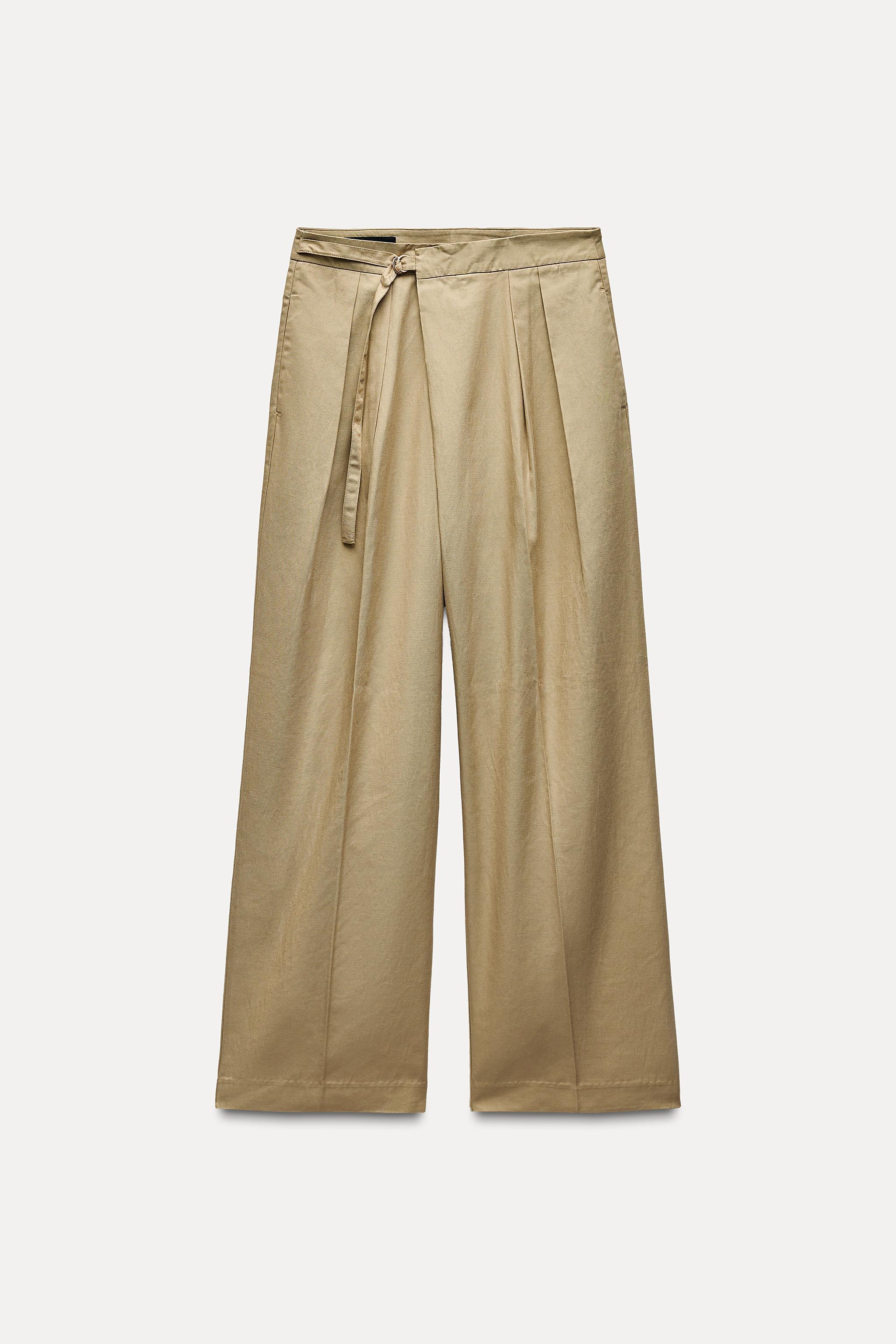 DART PANTS WITH BUCKLE Product Image