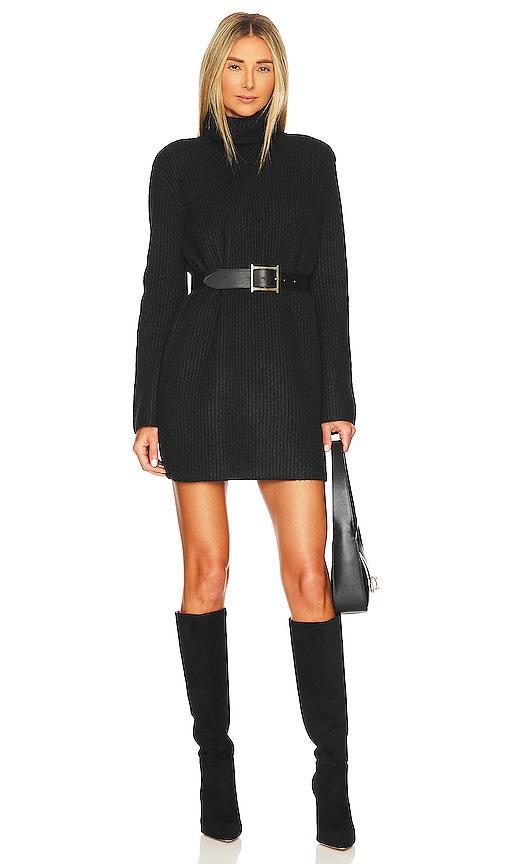 Steve Madden Abbie Long Sleeve Sweater Minidress Product Image