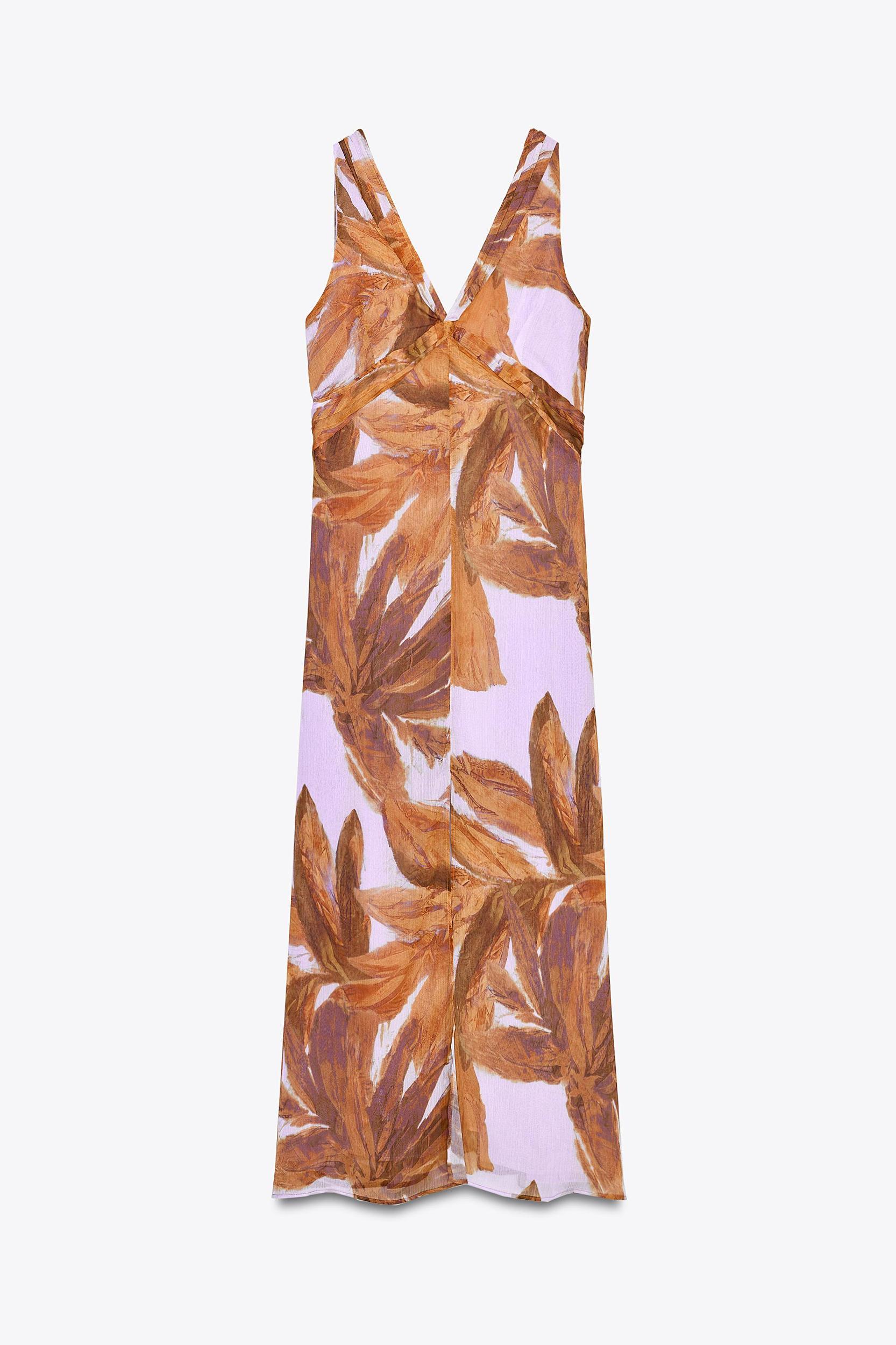PRINTED MIDI DRESS Product Image