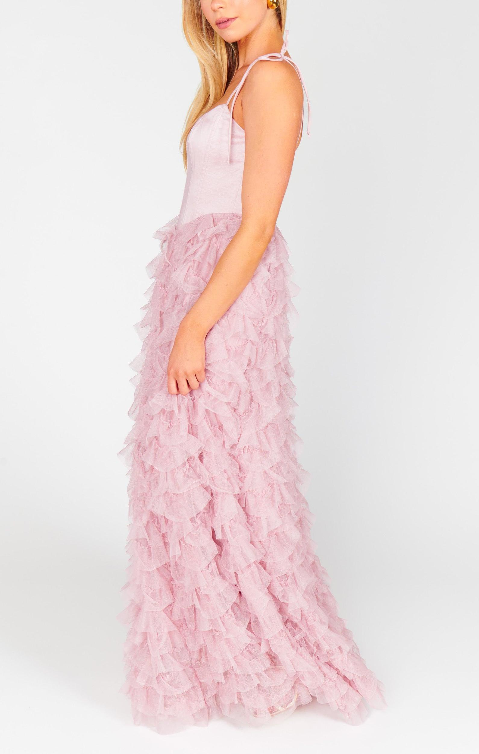 Francesca Maxi Dress ~ Ballet Slipper Ruffle Tulle Product Image