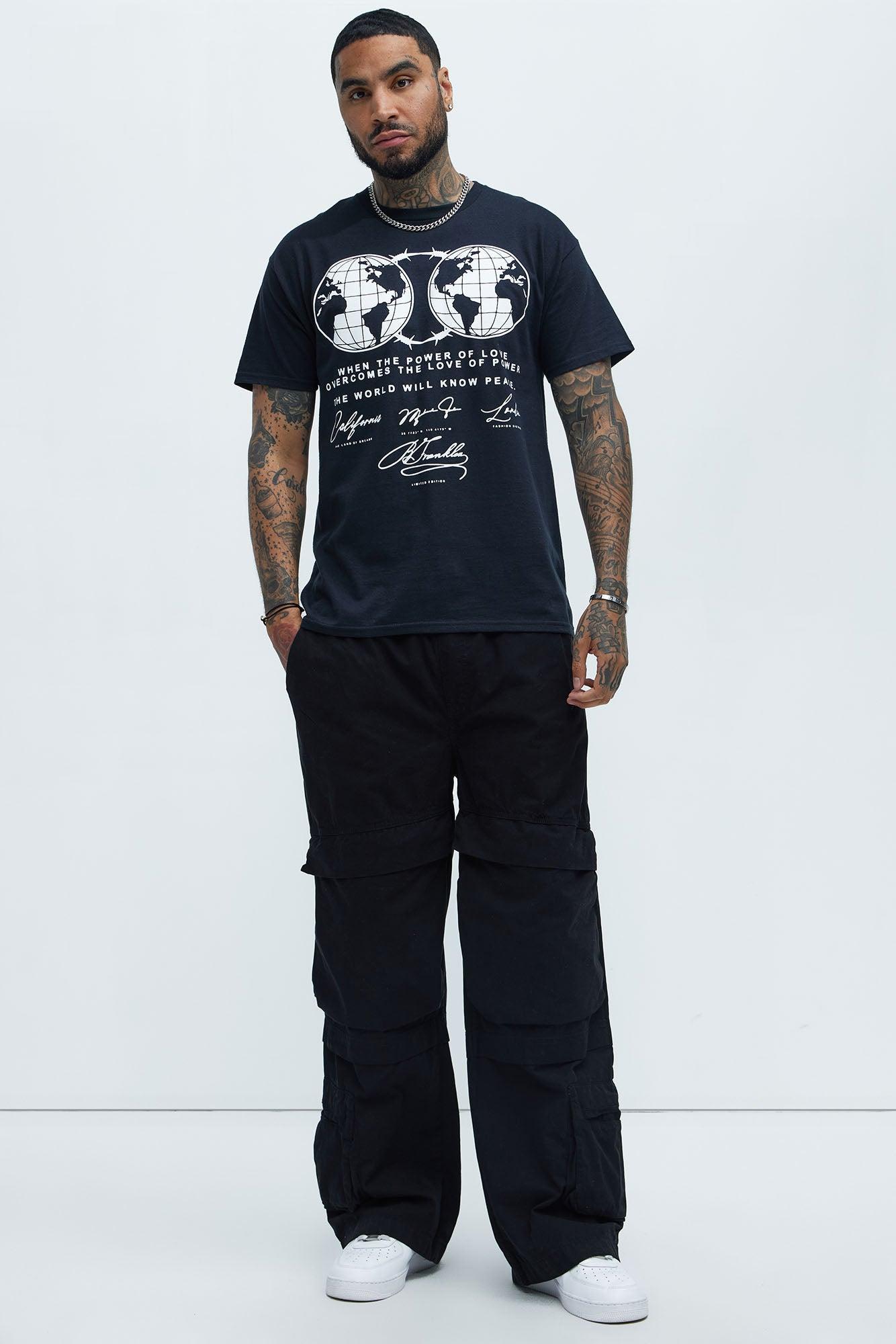 Spread Love Worldwide Short Sleeve Tee - Black Product Image
