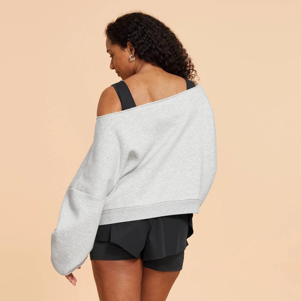 Blogilates Women's Dance Studio Off the Shoulder Sweatshirt Product Image