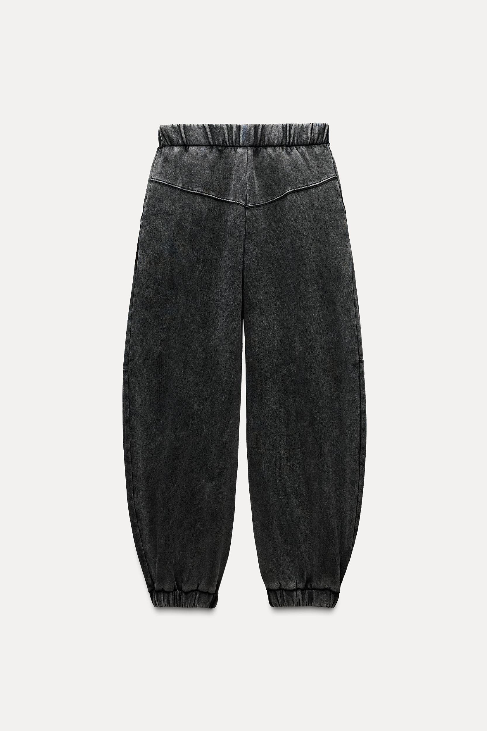 PLUSH WASHED EFFECT PANTS Product Image