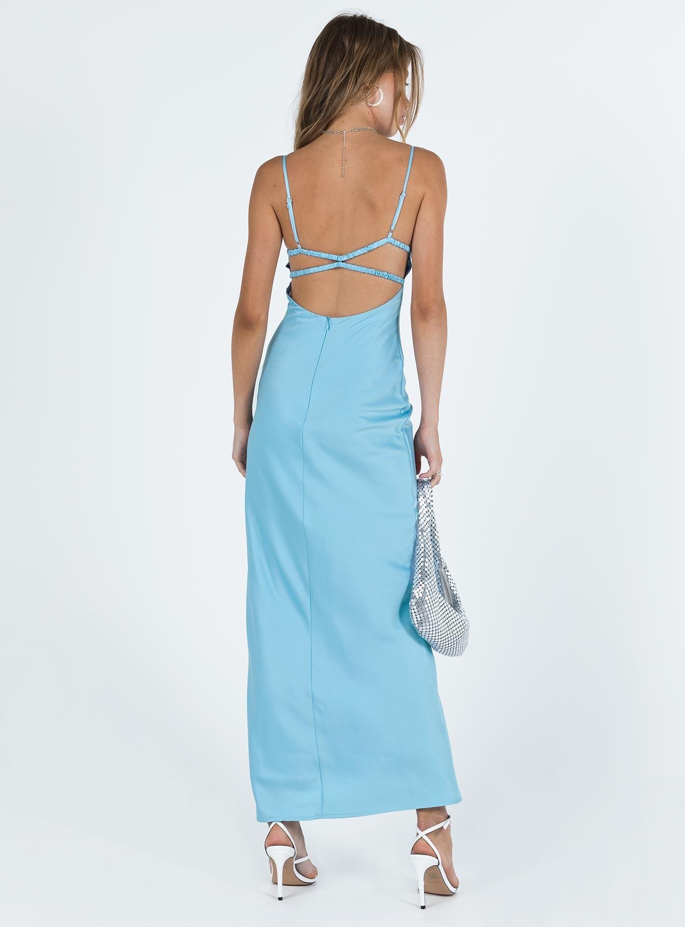 Ravia Maxi Dress Blue Product Image