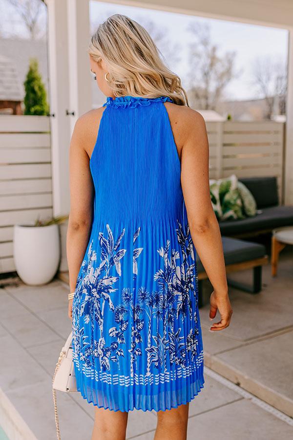 Dreamy Views Pleated Mini Dress Product Image