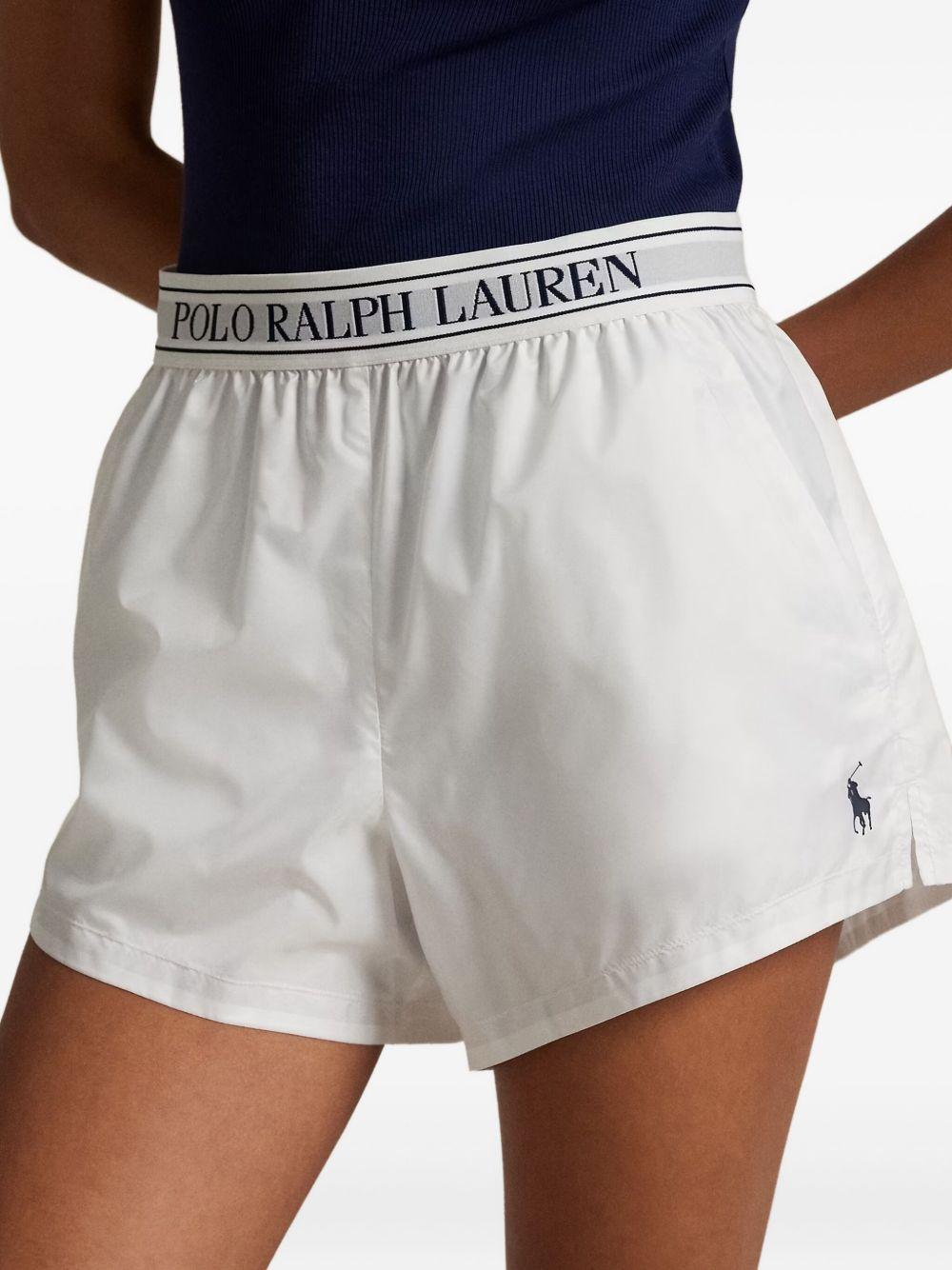 embroidered-logo shorts Product Image