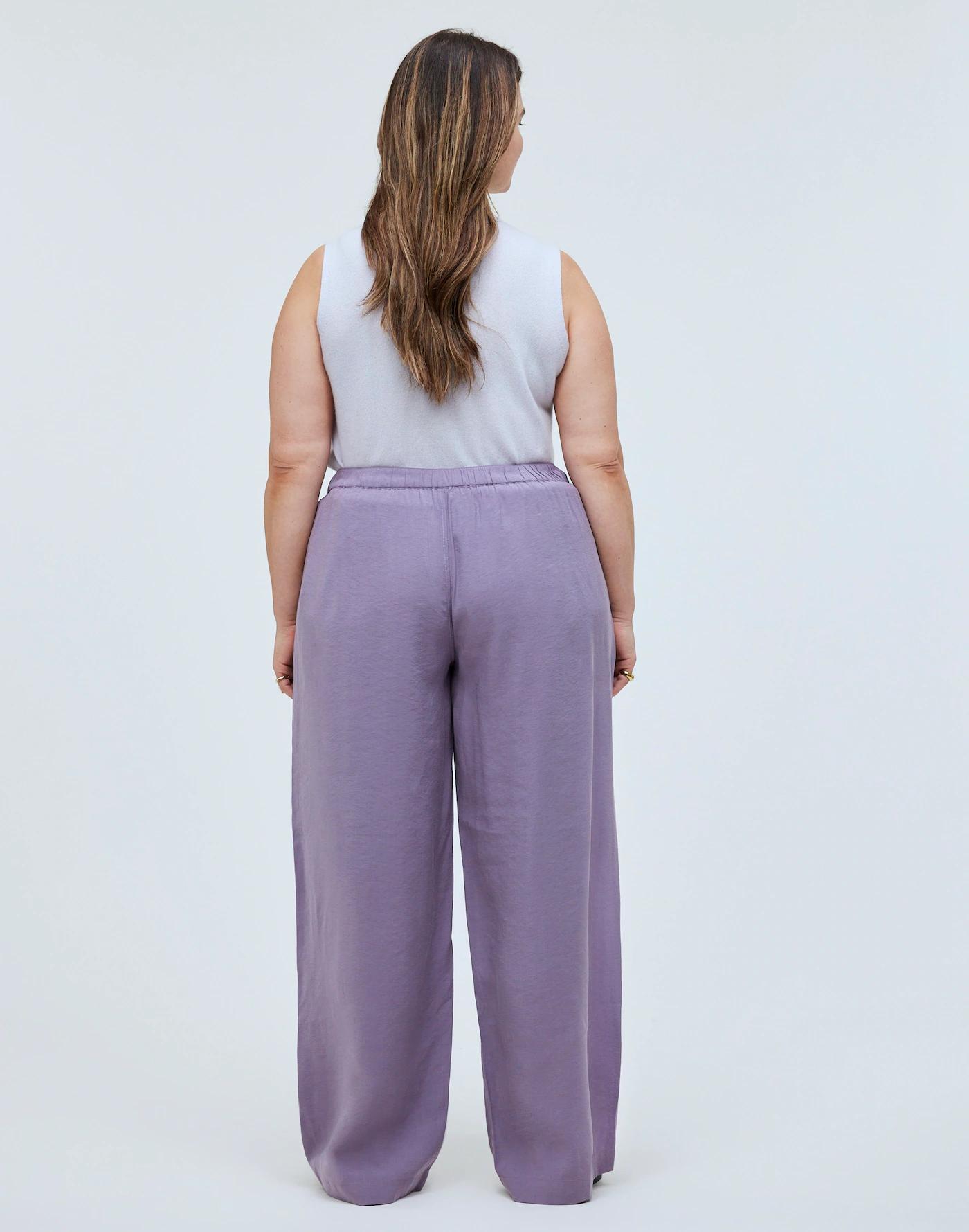 Plus Pull-On Wide-Leg Pants in Softdrape Product Image