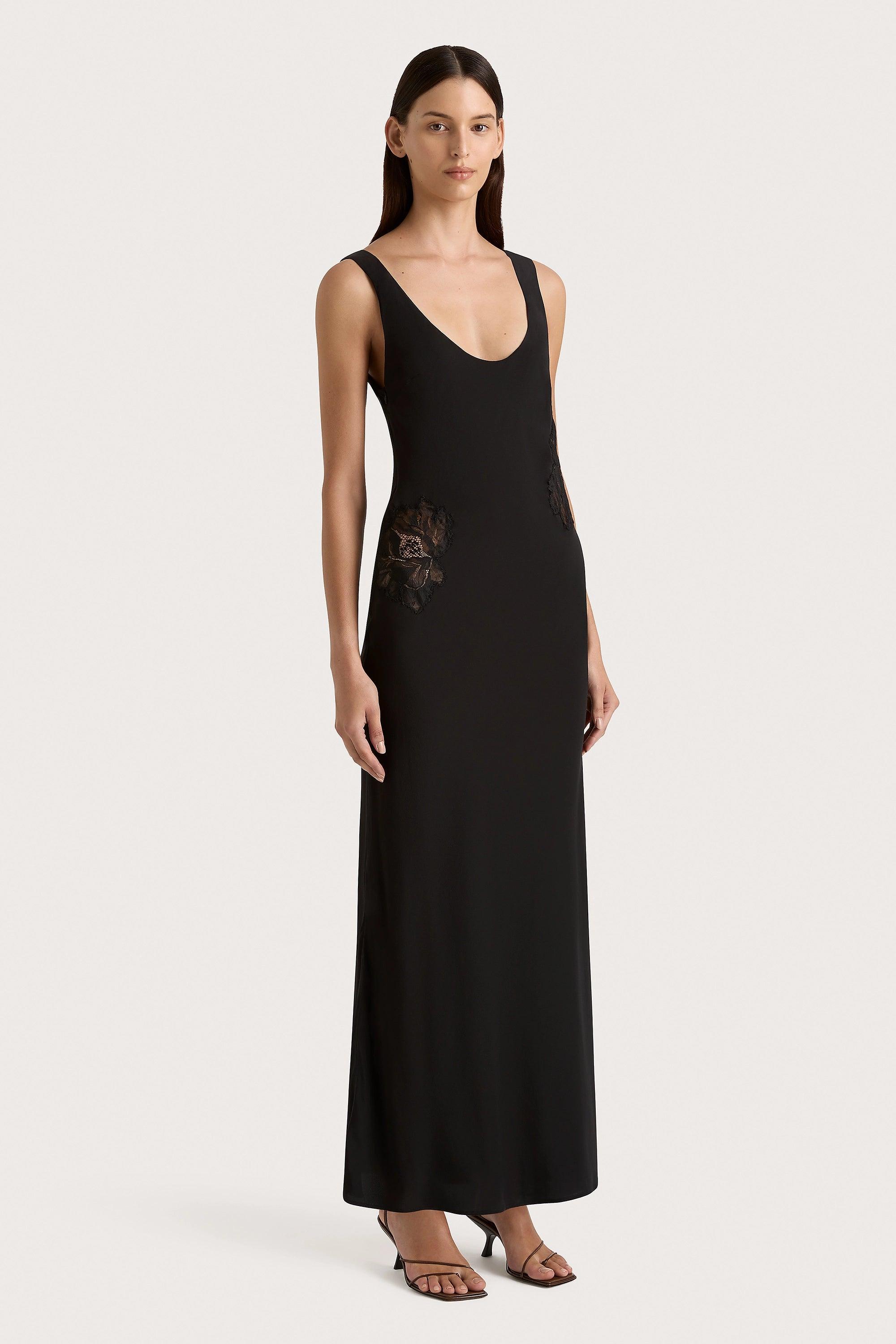 Biarritz Tank Maxi Dress Black Product Image