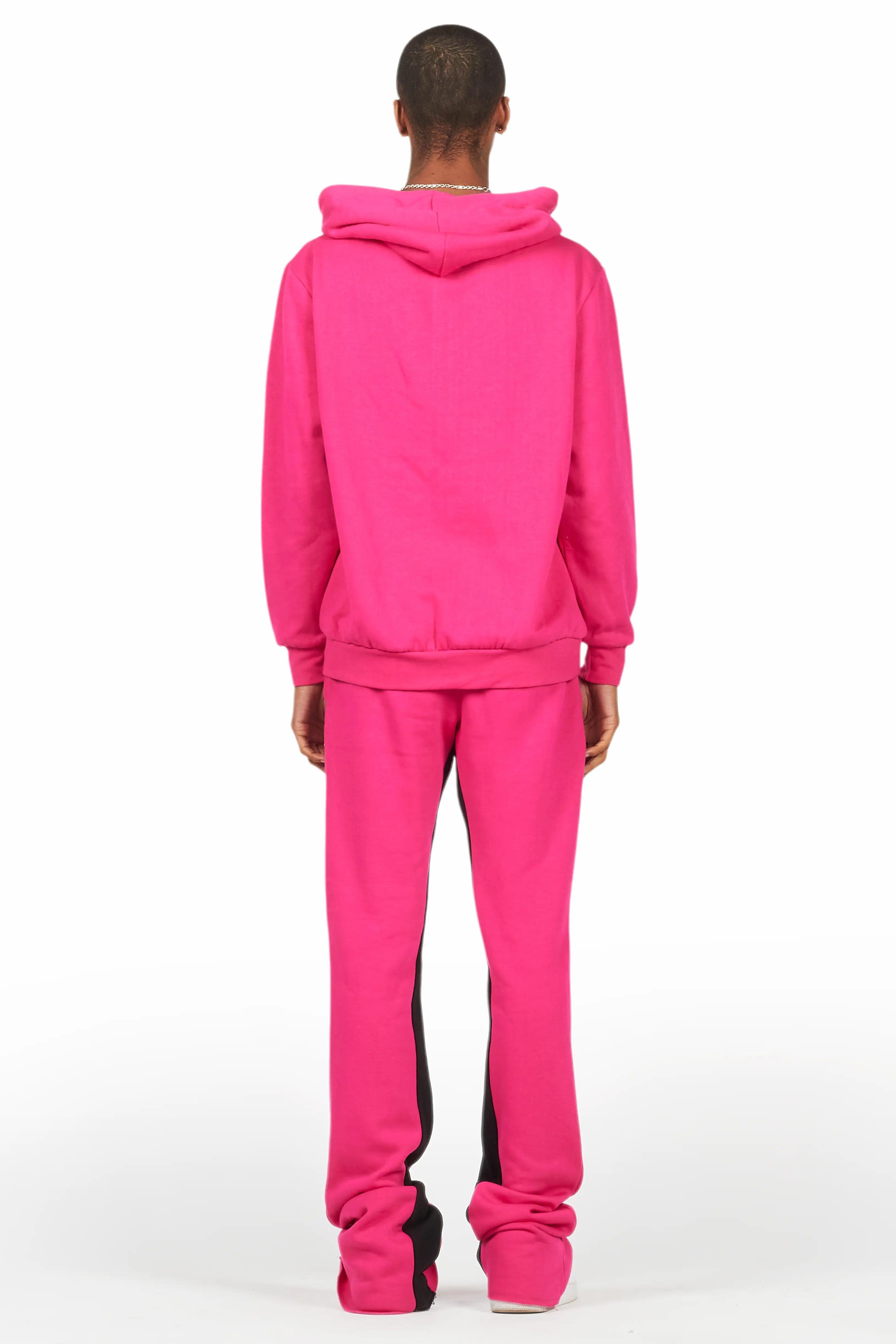 Raffer Fuchsia Hoodie Baggy Fit Pant Track Set Male Product Image