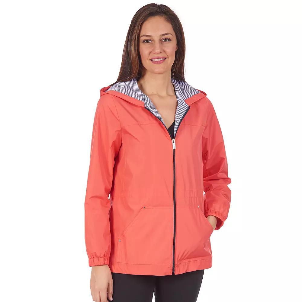 Women's Fleet Street Hooded Mesh Active Jacket, Size: Small, Pink Product Image