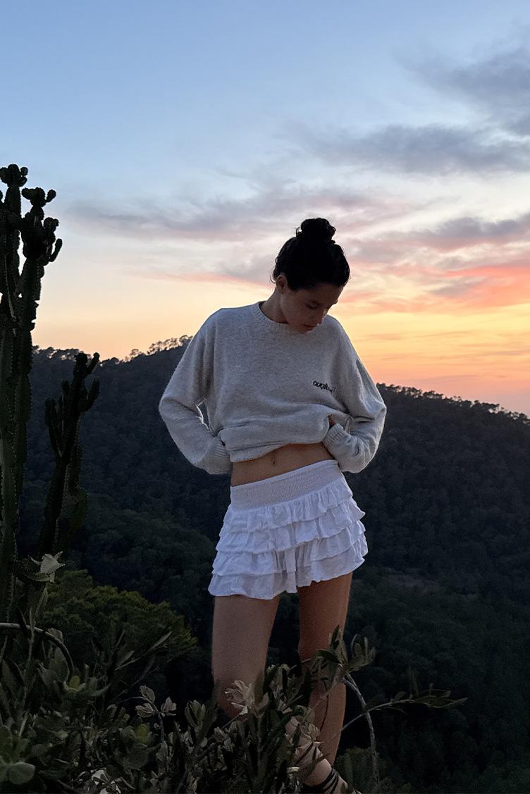 Mini ruffle skort Product Image