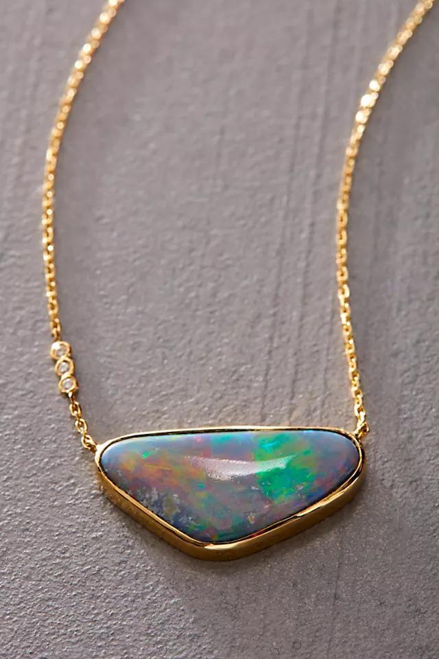 Celine Daoust Opal Triangle Necklace Product Image