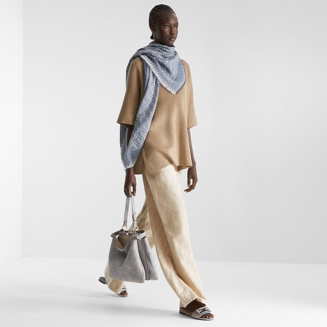 ShawlBlue FF cotton shawl Product Image