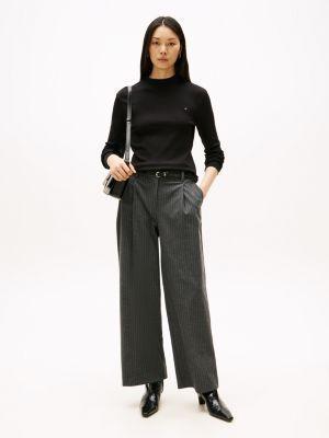 Mockneck Stretch Knit Top Product Image