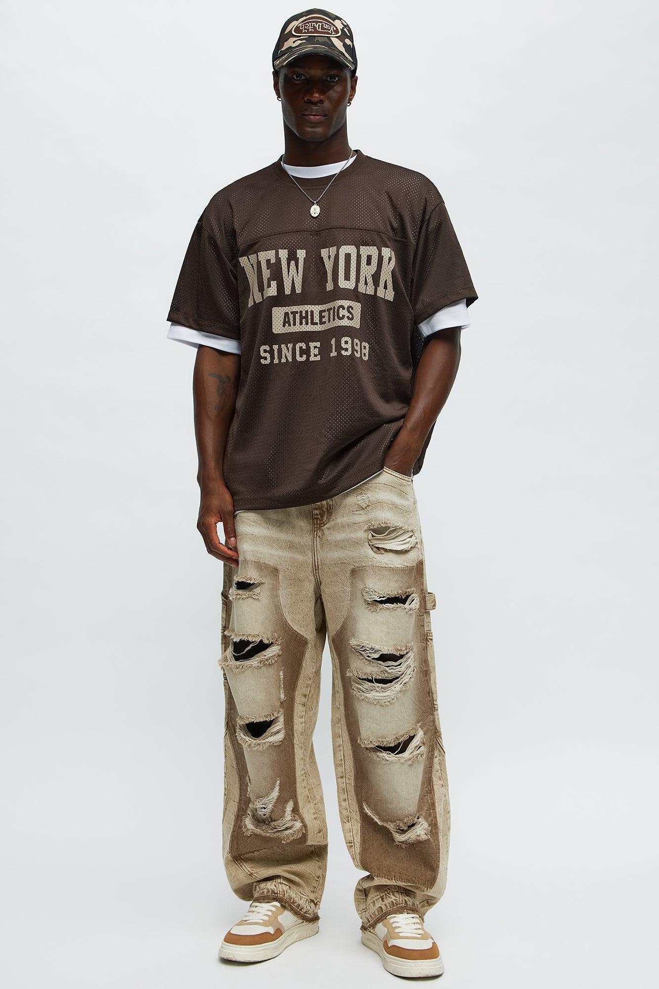 New York Jersey Tee - Brown Product Image
