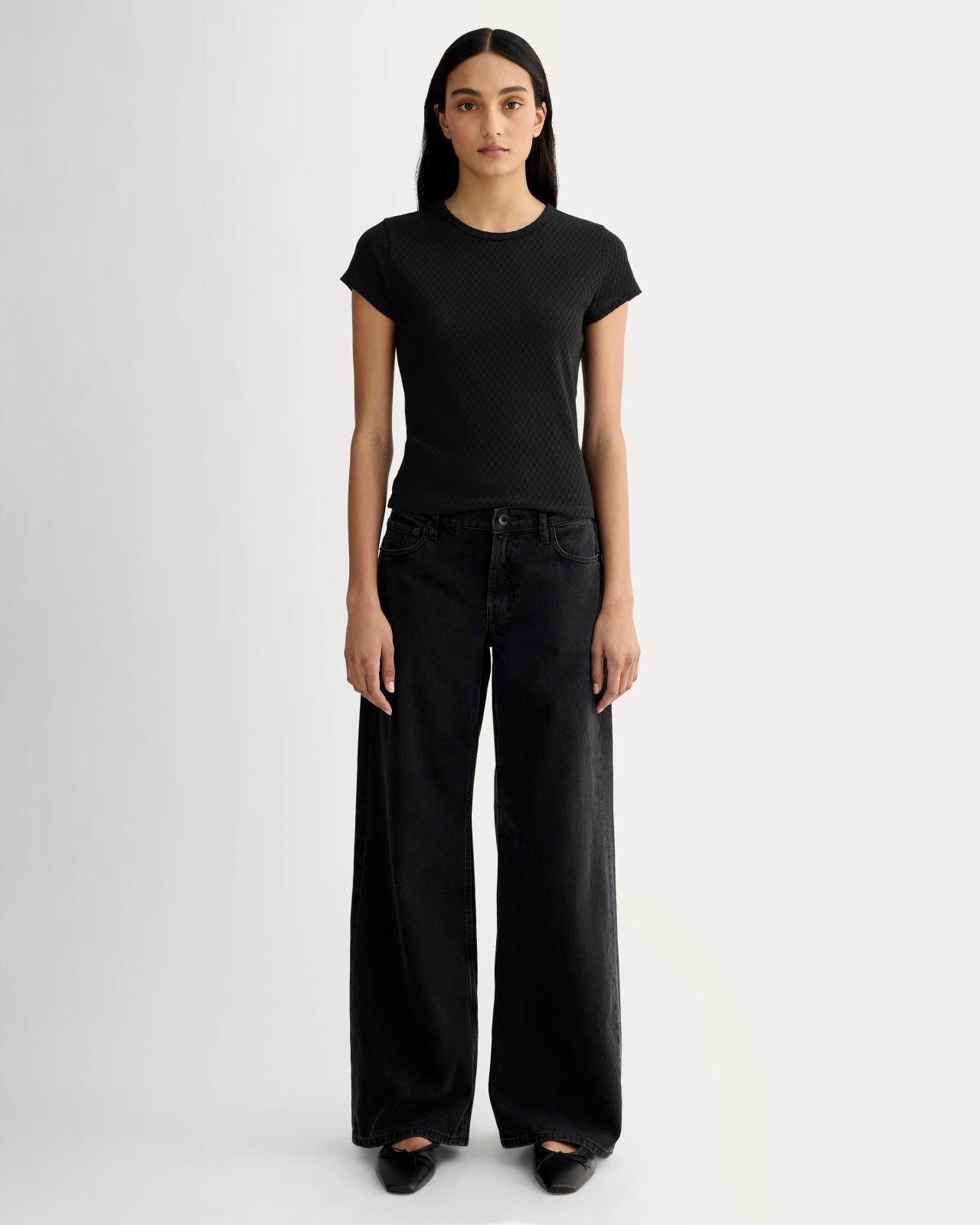 Womens Pointelle Short-Sleeve T-Shirt by Everlane Product Image