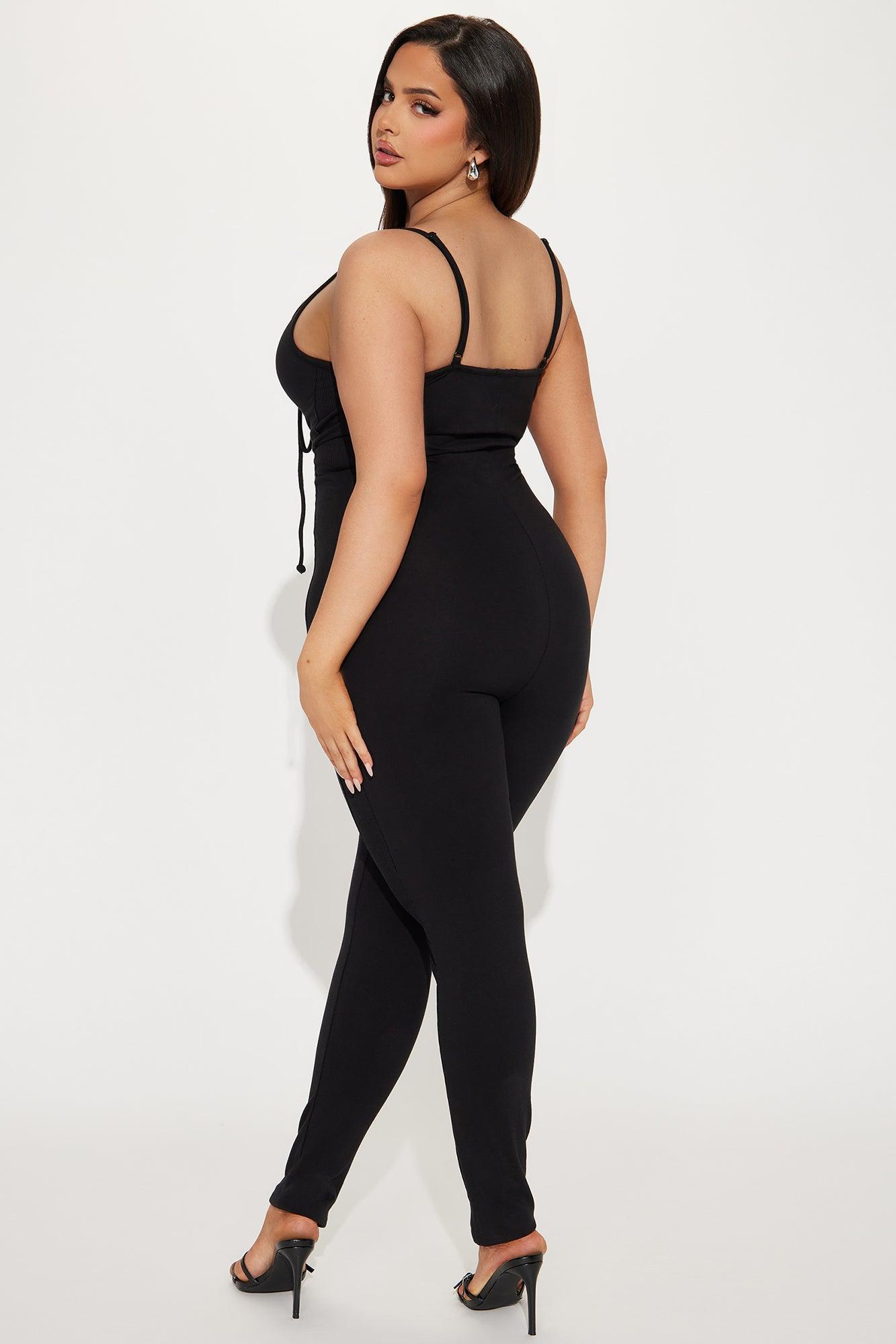 What's Going On Jumpsuit - Black Product Image