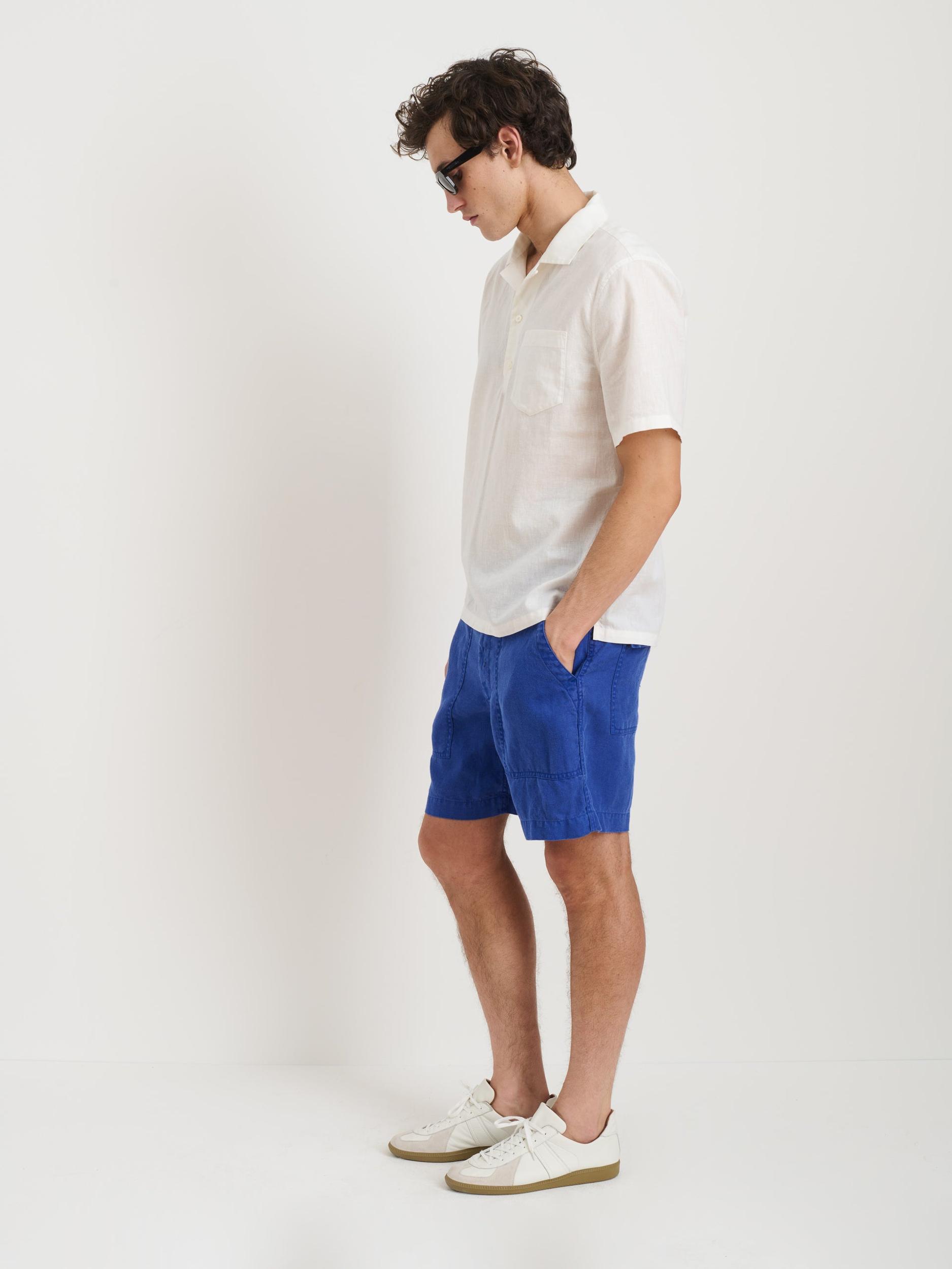 Garment Dyed Pull On Field Short In Linen Product Image
