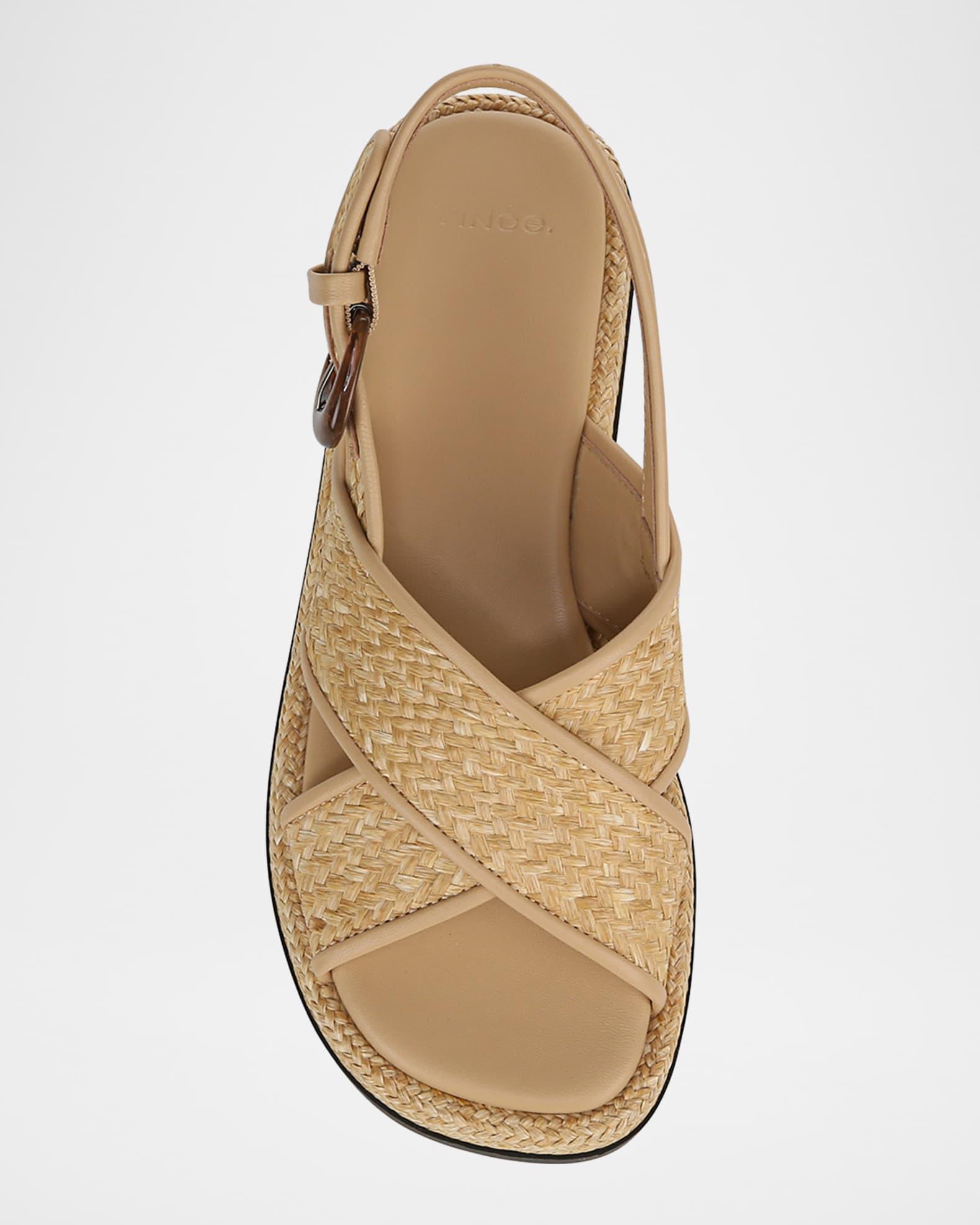 Helena Raffia Lug-Sole Sandals Product Image