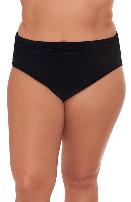 Plus Size Shirred Bikini Bottom Product Image