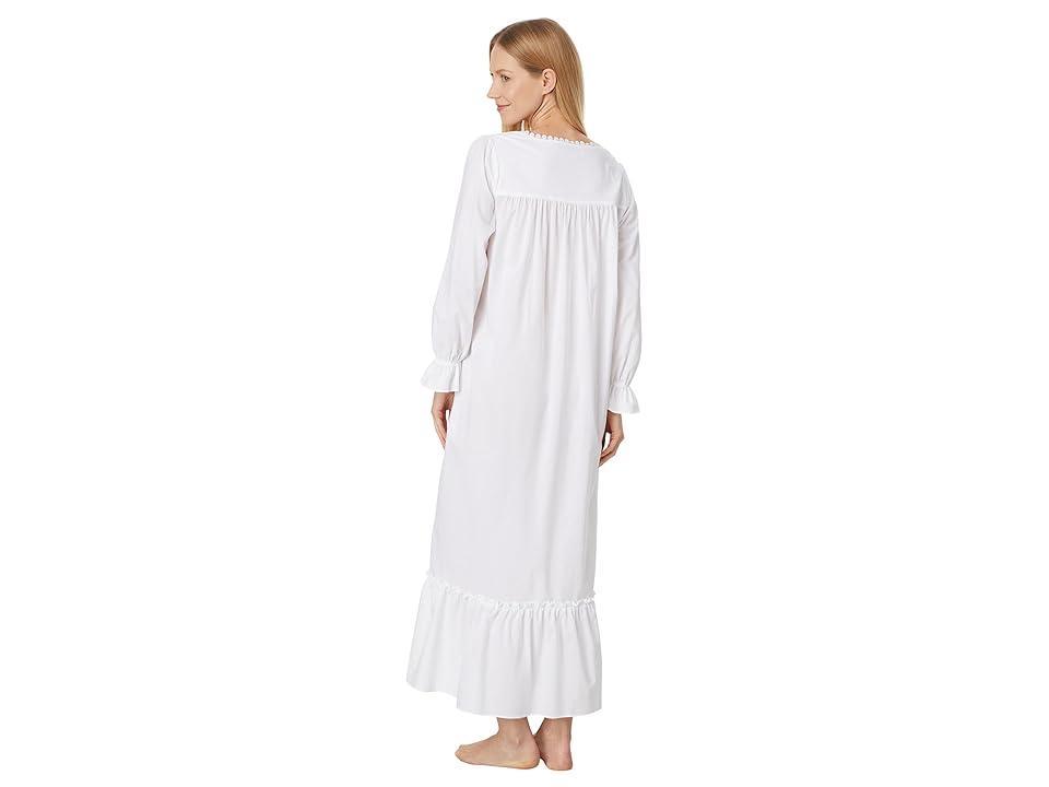 Eileen West Cotton Lawn Long Sleeve Ballet Gown 1) Women's Pajama Product Image