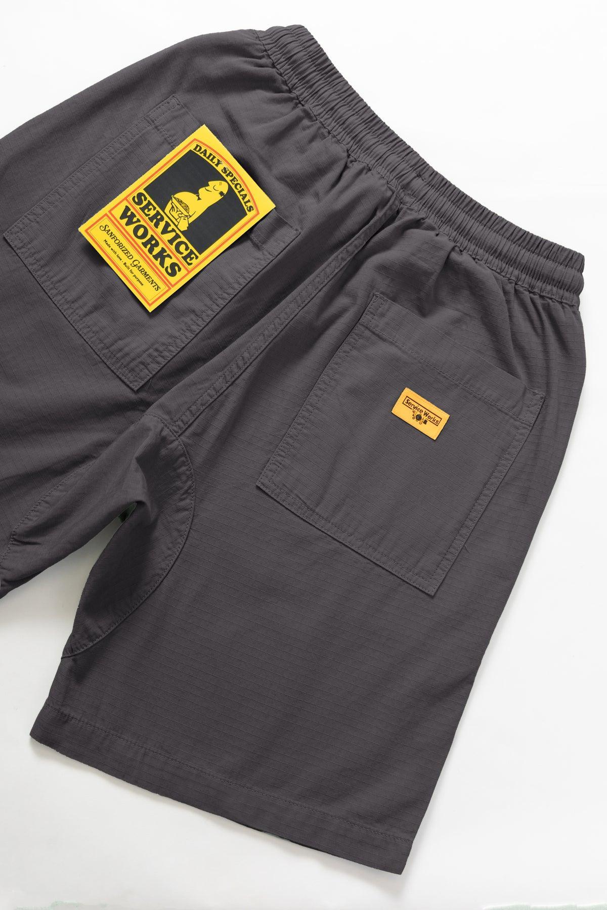 Service Works - Ripstop Chef Shorts - Washed Black Product Image