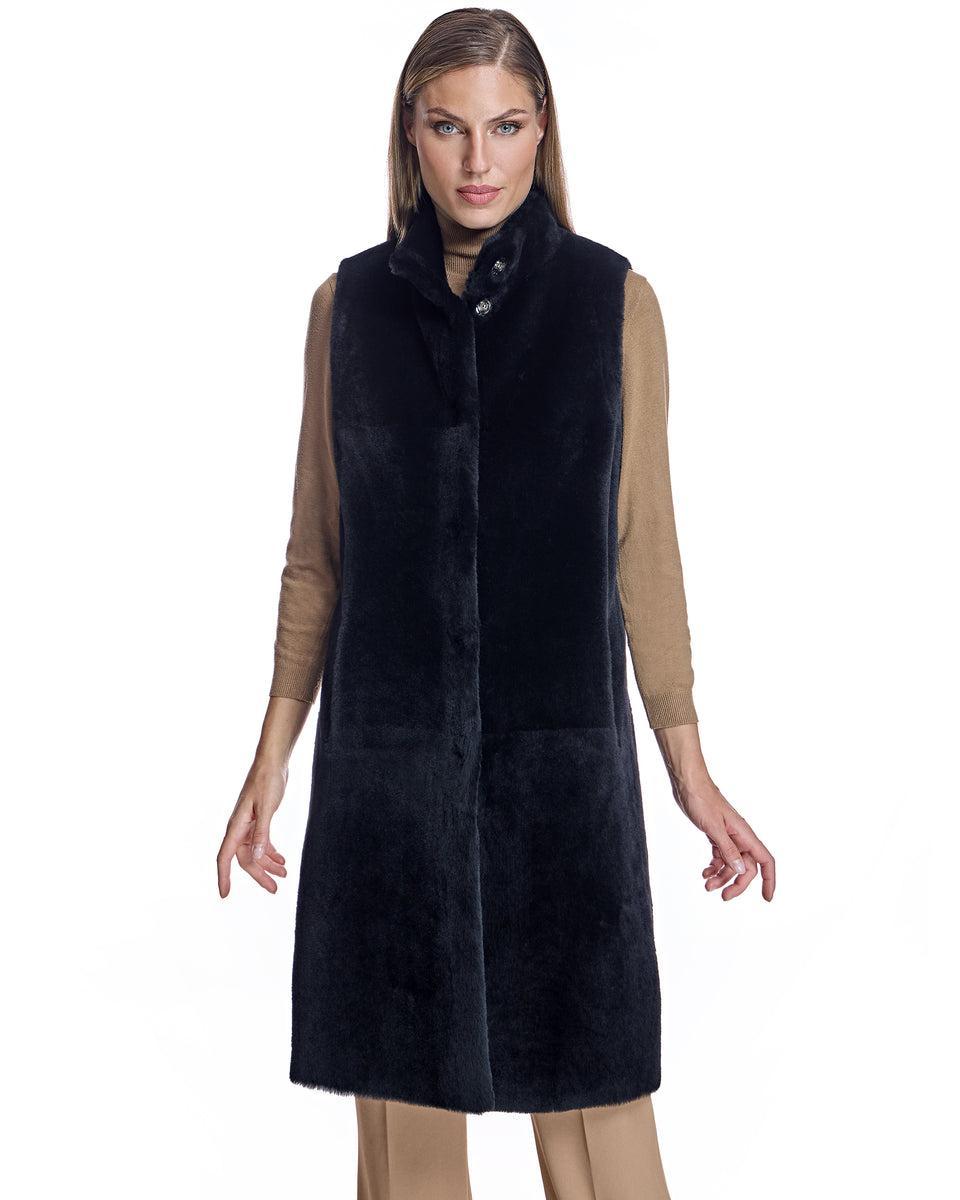 Reversible Shearling Vest Product Image