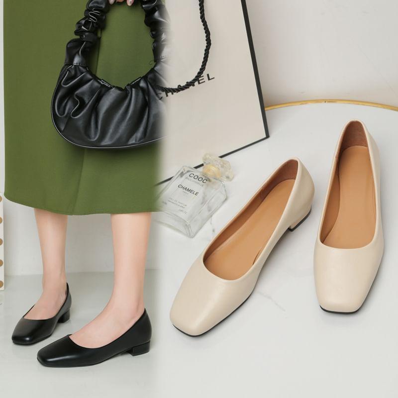 Low Heel Pointed Pumps Product Image