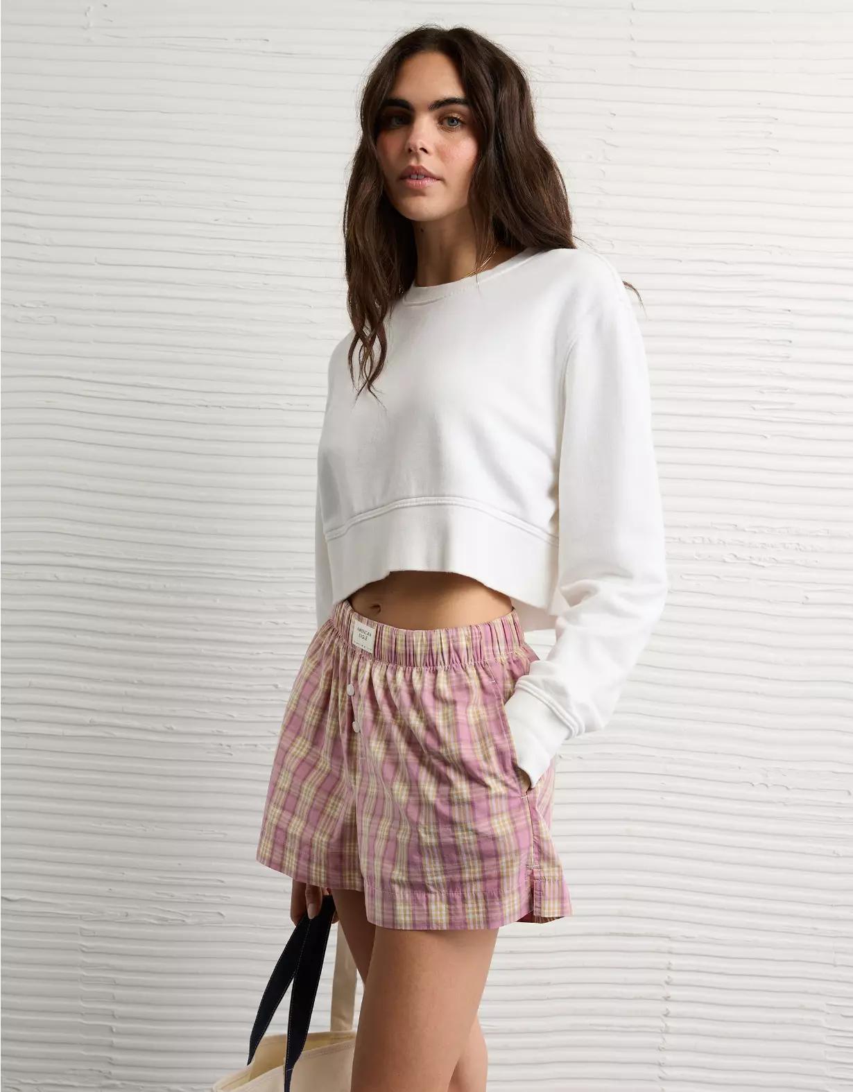 AE Stretch Denim Perfect Shortie Product Image