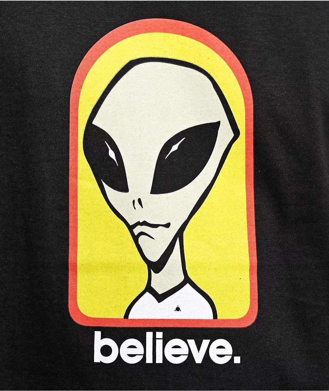 Alien Workshop Believe Black T-Shirt Product Image