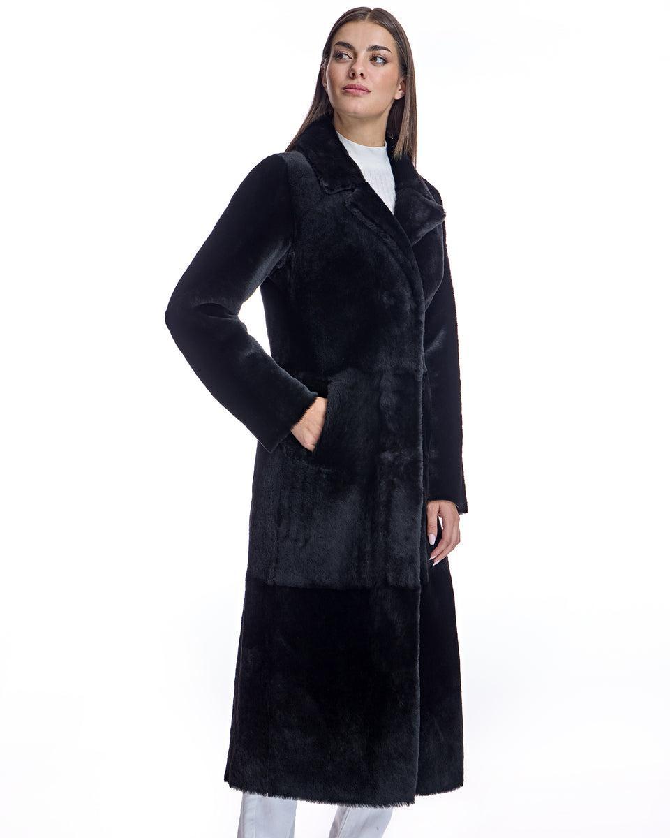 Maxi Reversible Shearling Coat Product Image