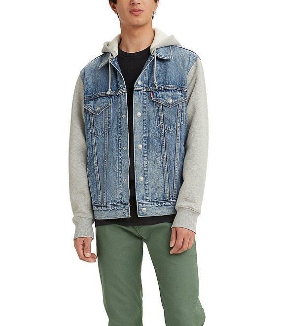 Levi's® Hybrid Hoodie V Denim Trucker Jacket Product Image