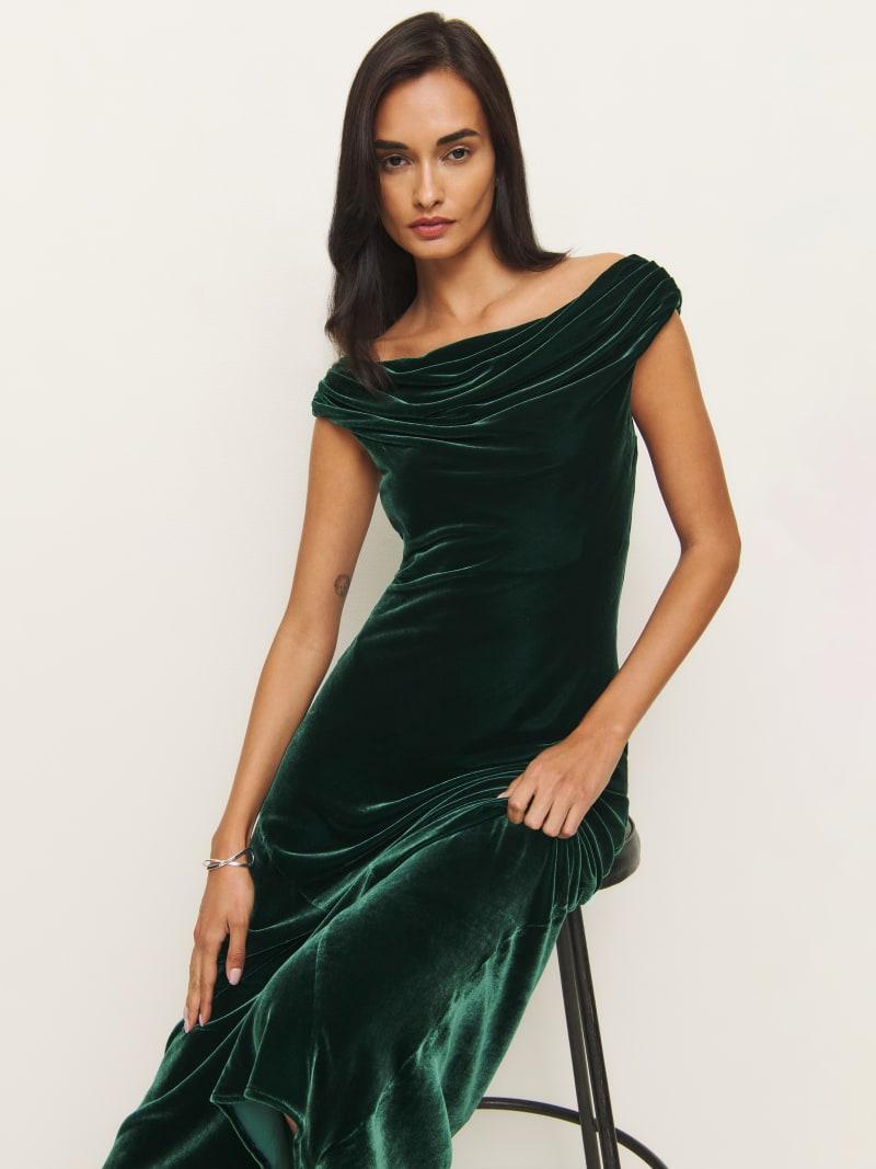 Elvie Velvet Dress Product Image