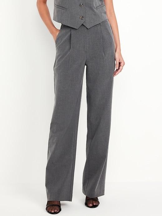 Extra High-Waisted Taylor Trouser Wide-Leg Pants Product Image