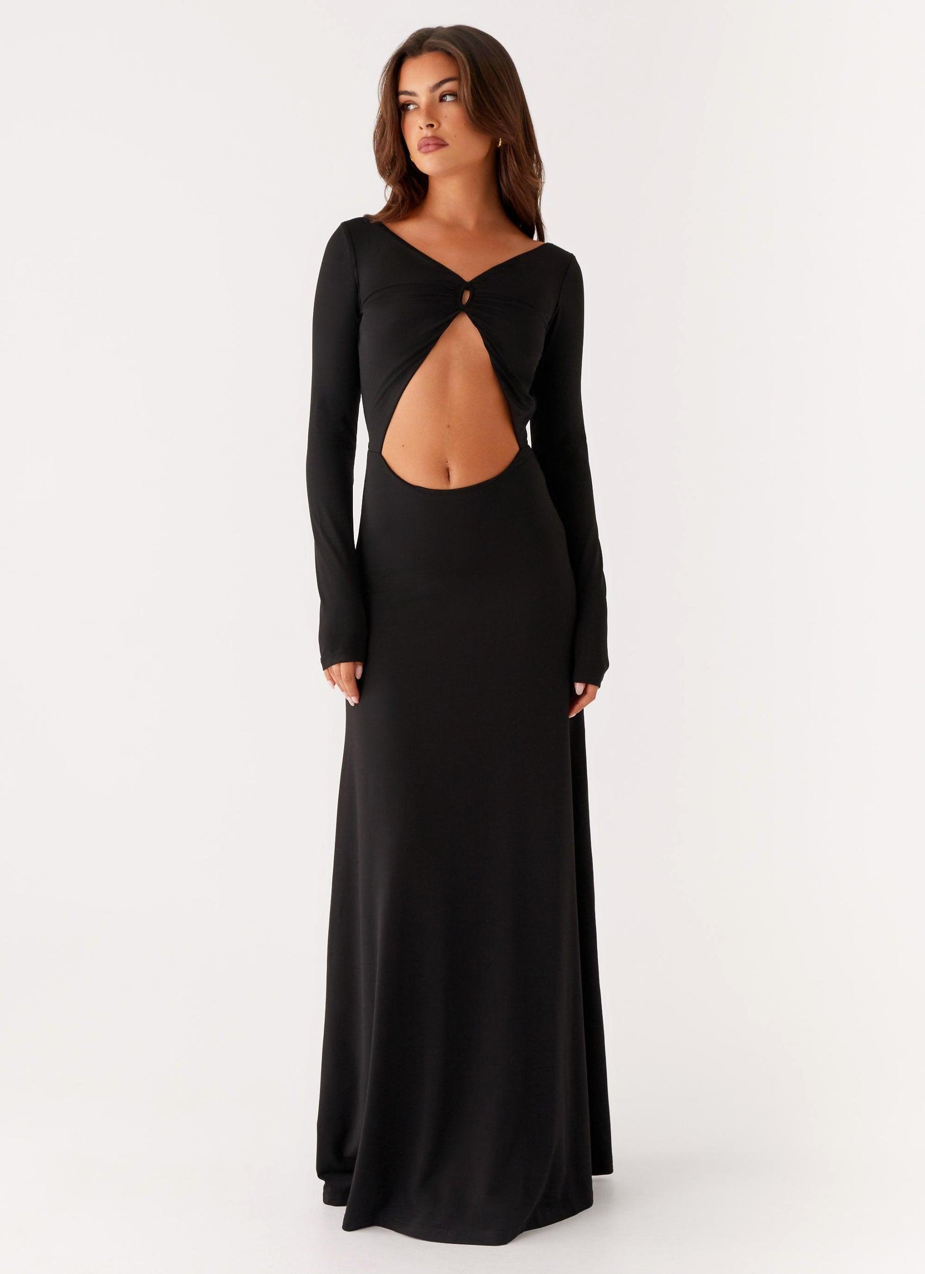 Peru Maxi Dress - Black Product Image