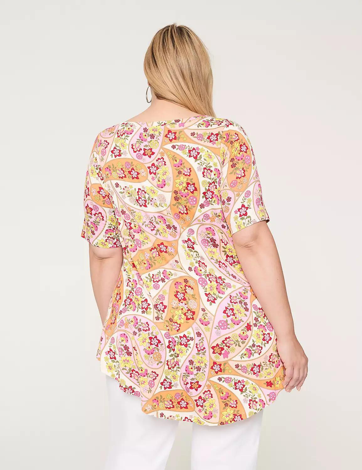 Max Swing Perfect Sleeve Boatneck Tee Product Image