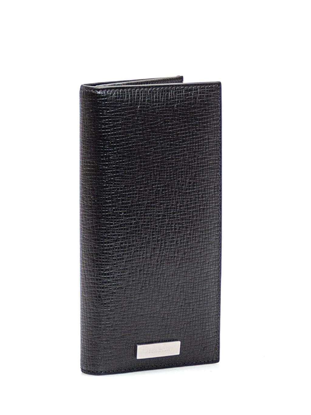 FERRAGAMO Leather Wallet In Black Product Image