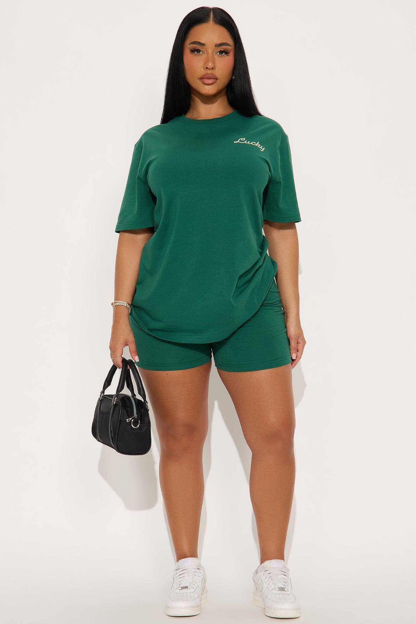 Feeling Lucky Short Set - Hunter Female Product Image