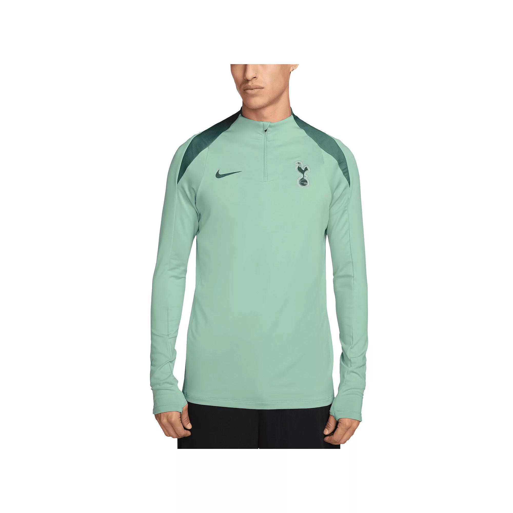 Men's Nike Green Tottenham Hotspur 2024/25 Third Strike Drill Performance Quarter-Zip Pullover Top,  Product Image