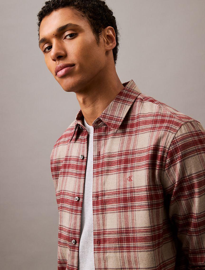 Plaid Flannel Classic Shirt Product Image