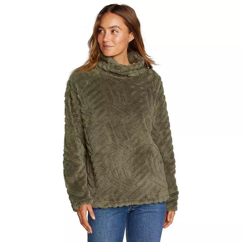 Womens Eddie Bauer Quest Plush Textured Fleece Pullover Product Image