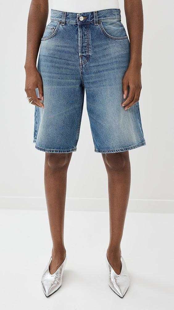 HAIKURE Becky Piano Blue Shorts | Shopbop Product Image