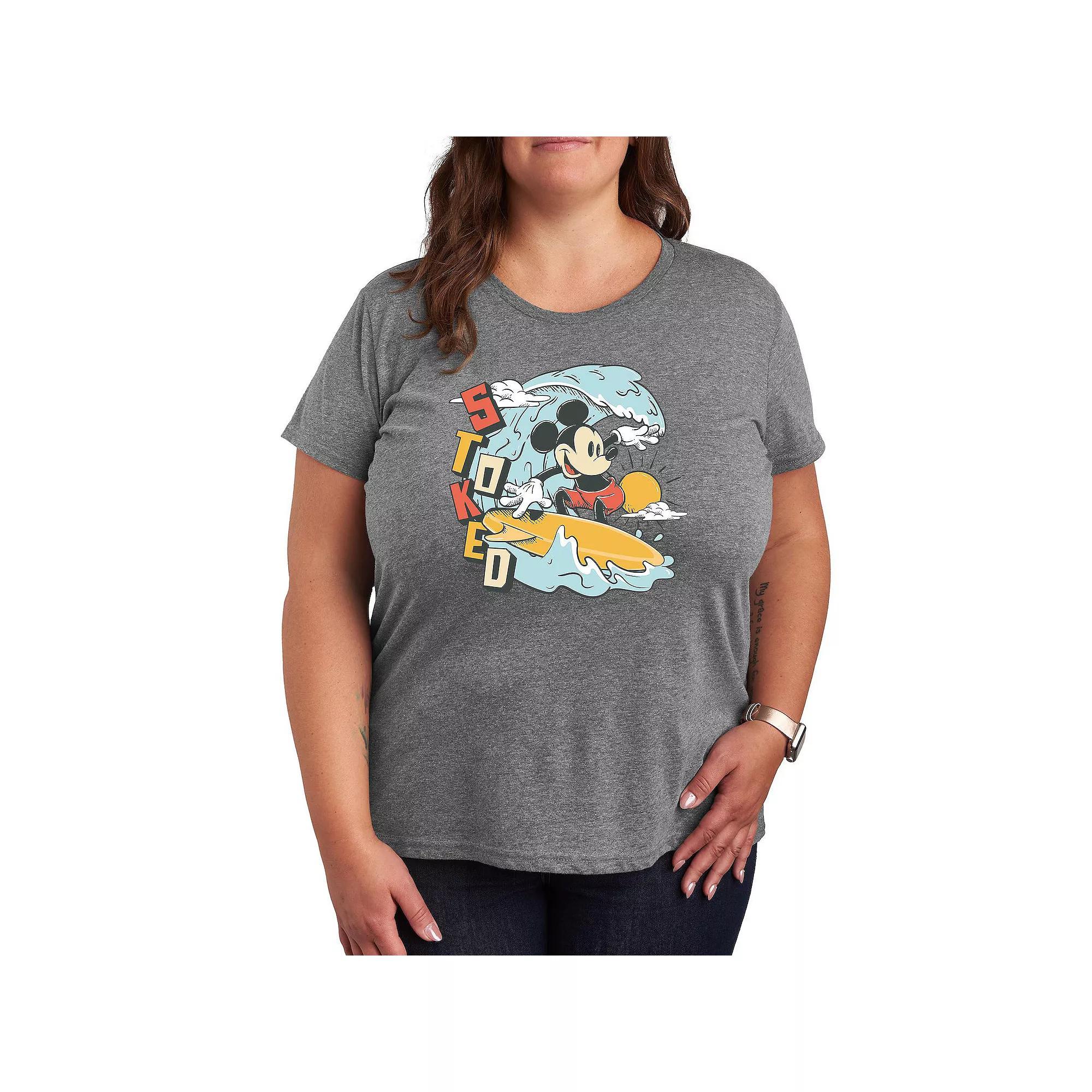 Disney's Mickey Mouse Plus Stoked Graphic Tee, Women's,  Product Image