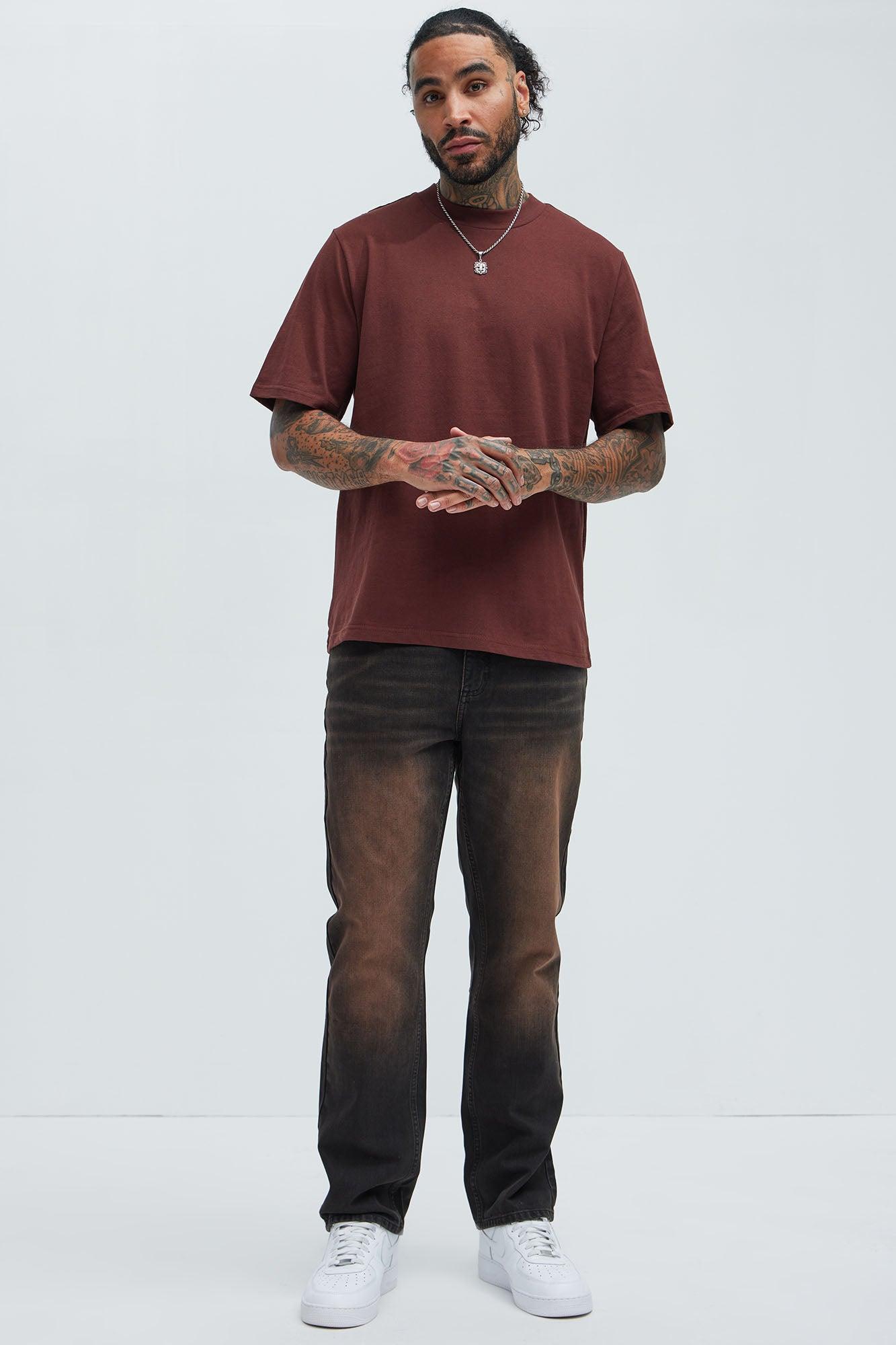 Vito Straight Jeans - Brown Product Image