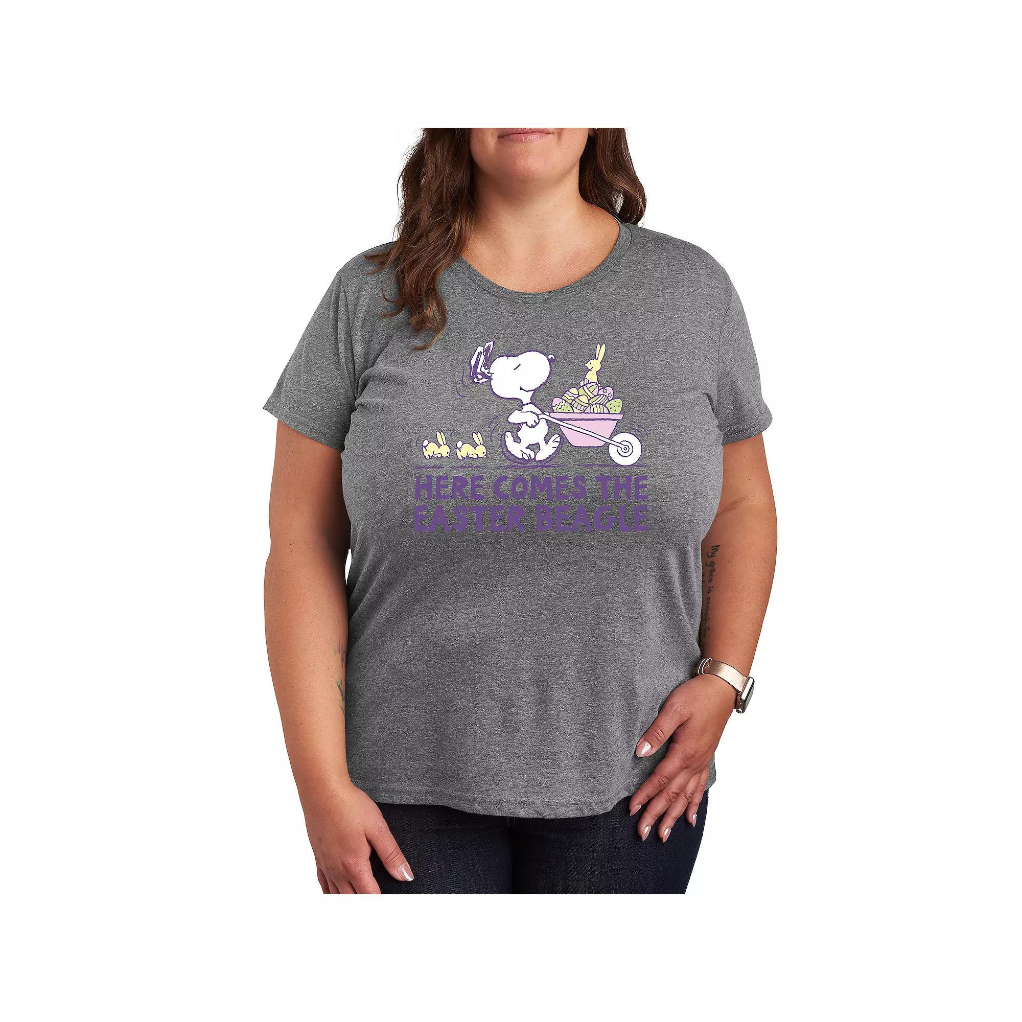 Plus Care Bears Care Lineup Graphic Tee, Women's, Size: 2XL, Grey Gray Product Image